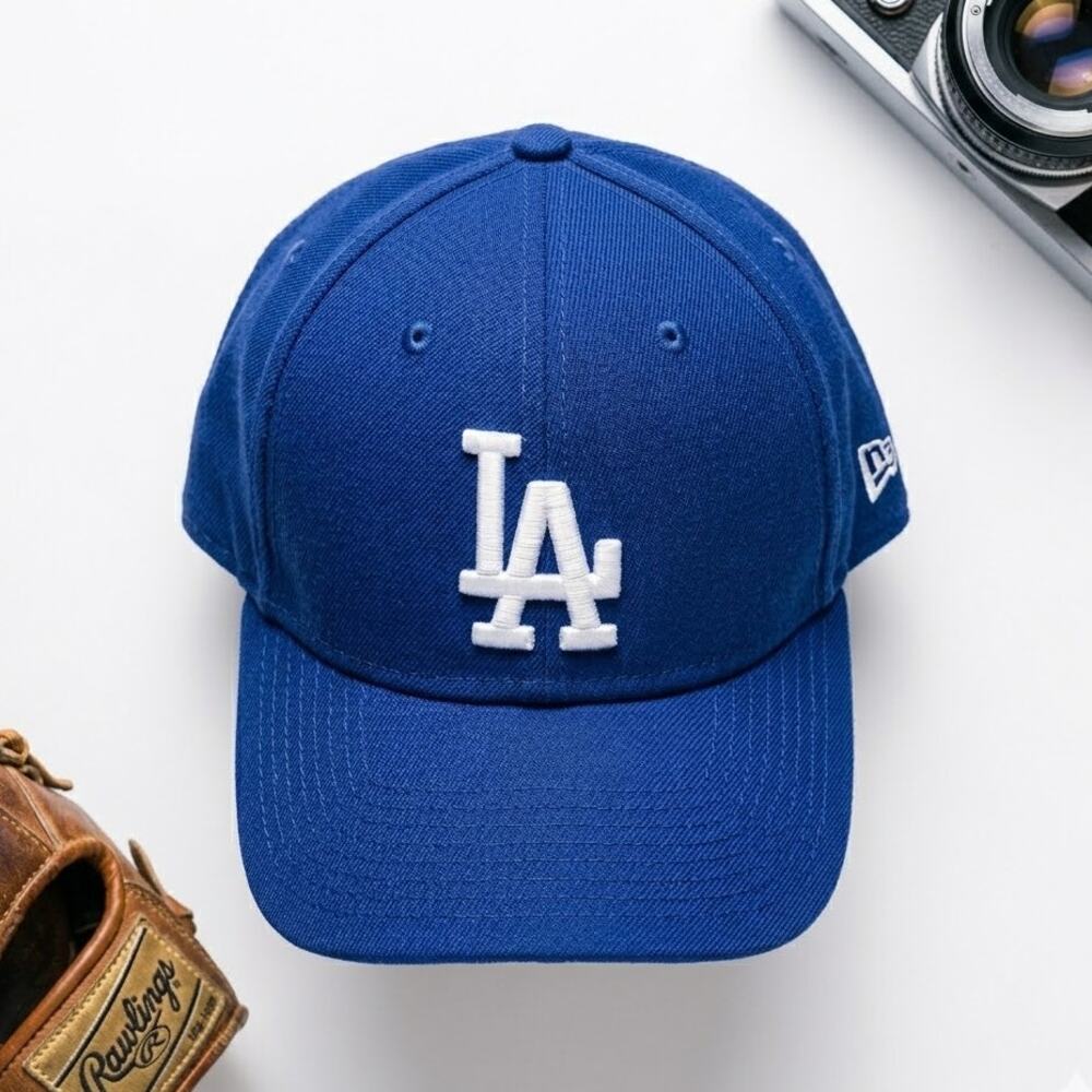 New Era 39THIRTY LA Los Angeles Dodgers Hat Cap Stretch Fit Medium Large Blue